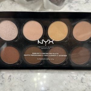 NYX highlight and contour palette